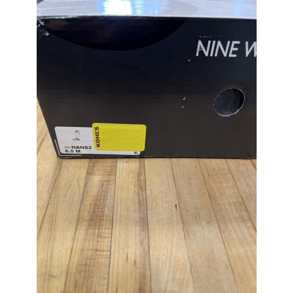 Nine West NANS2 New Black Boots 6.5 M Knee High New in box - Picture 2 of 6